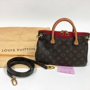 Louis Vuitton Pallas BB in Cherry Red